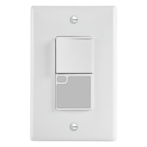 LIDER LED Guide Light Paddle Switch with Automatic Daylight Sensor and Wall Plate