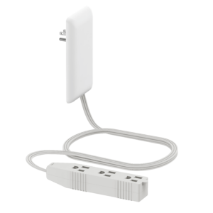 LIDER Outlet Extender with 3 Receptacles, 3ft Cord