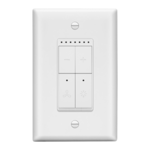 LIDER Combination Dimmer Light Switch with 4-Speed Fan Control