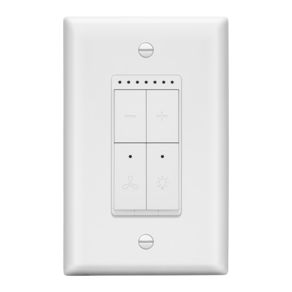 LIDER Combination Dimmer Light Switch with 4-Speed Fan Control